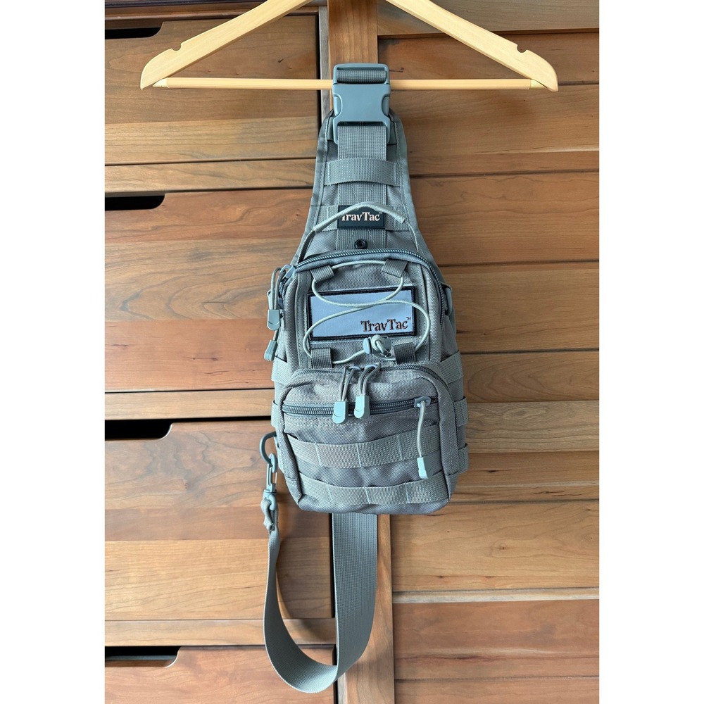 Men's Trav Tac Stage II Sling Bag Premium Small EDC Utility Hiking Travel EUC